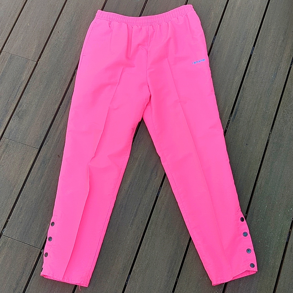 True Vintage Barbie Pink Ixspa Jamie Sadock Jogger Pants Size Small